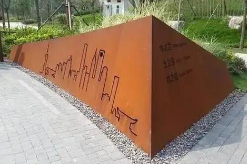 无为耐候钢挡土墙